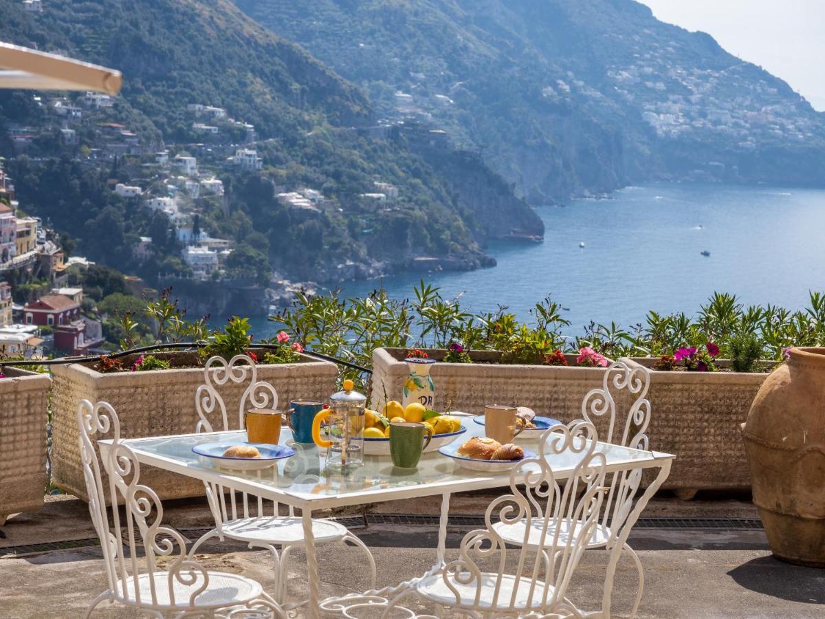 Rosa House - Breathtaking View Of The Amalfi Coast Villa Positano Exterior foto
